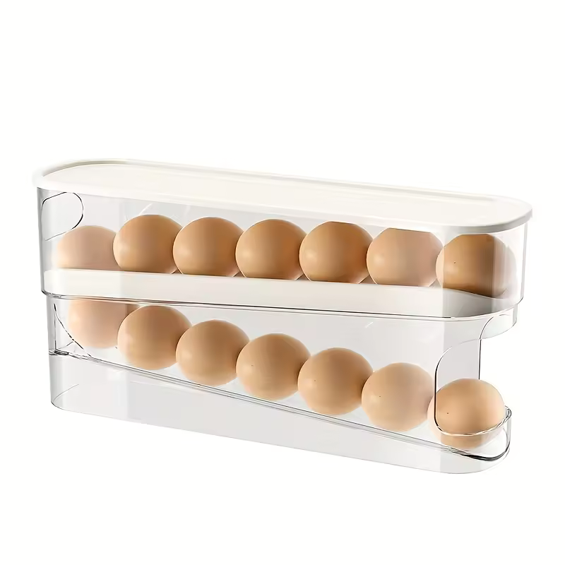 Double Layer Rolling Egg Dispenser
