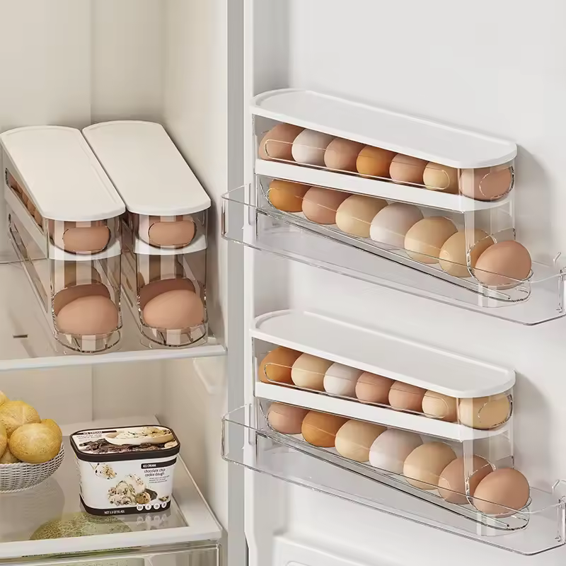 Double Layer Rolling Egg Dispenser