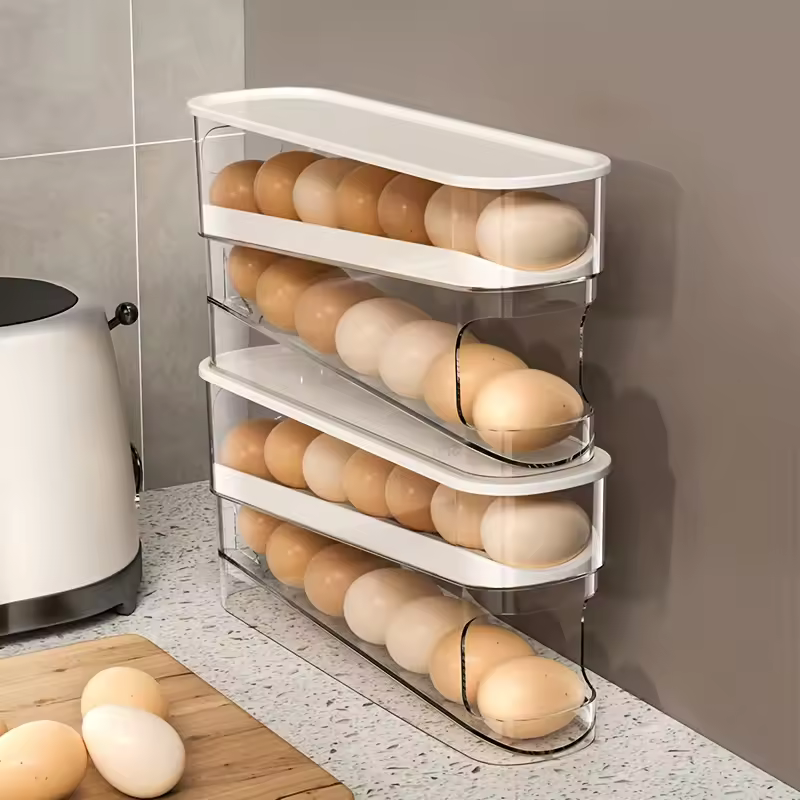 Double Layer Rolling Egg Dispenser